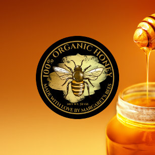 Honey Bee Labels Sticker – MasterBundles