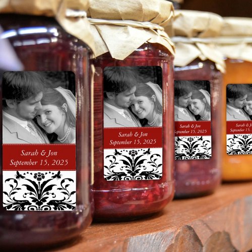 Honey Jelly Jar Labels Photo Favor Tags