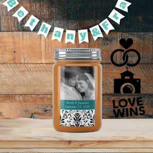 Honey Jelly Jar Labels Wedding Photo Labels