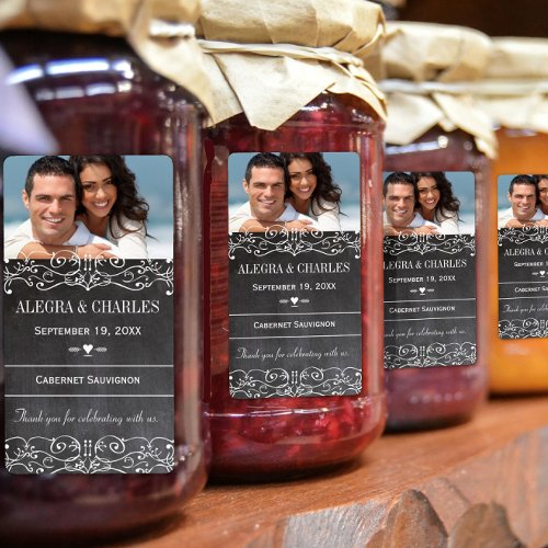 Honey Jelly Jar Labels Wedding Wine Labels