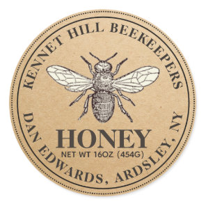 Honey Label Kraft French Bee