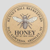 Honey Label Kraft French Bee