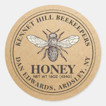 Honey Label Kraft French Bee