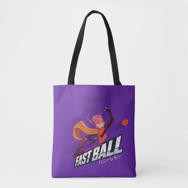 Honey Lemon | Fast Ball Tote Bag (Front)