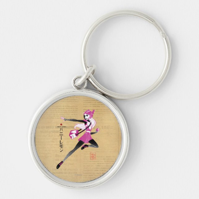Honey Lemon on the Run Keychain (Front)