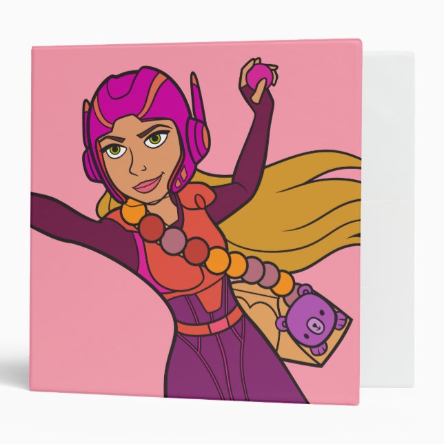 Honey Lemon Pink Suit Binder (Front/Inside)