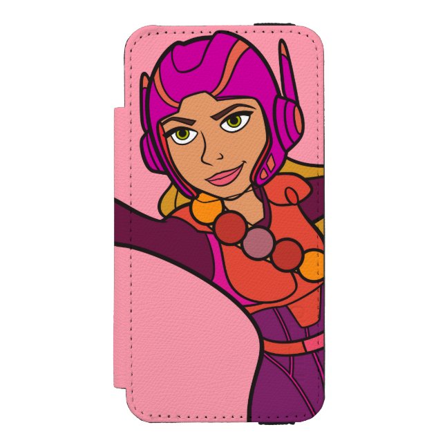 Honey Lemon Pink Suit Incipio iPhone Wallet Case (Folio Front)