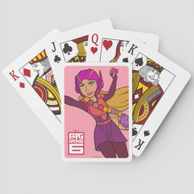 Honey Lemon Pink Suit Poker Cards (Back)