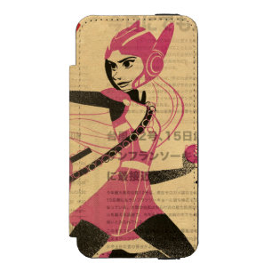 Honey Lemon Propaganda Wallet Case For iPhone SE/5/5s