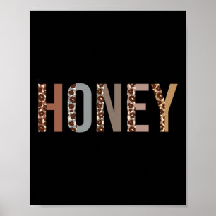 Honey Leopard Print Mom Cute Mothers Day Funny Gra