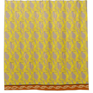 Honey Locust on a Shower Curtain