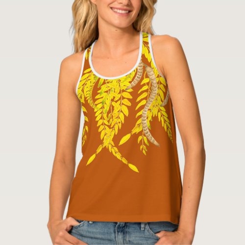 Honey Locust on a Womens Tank Top