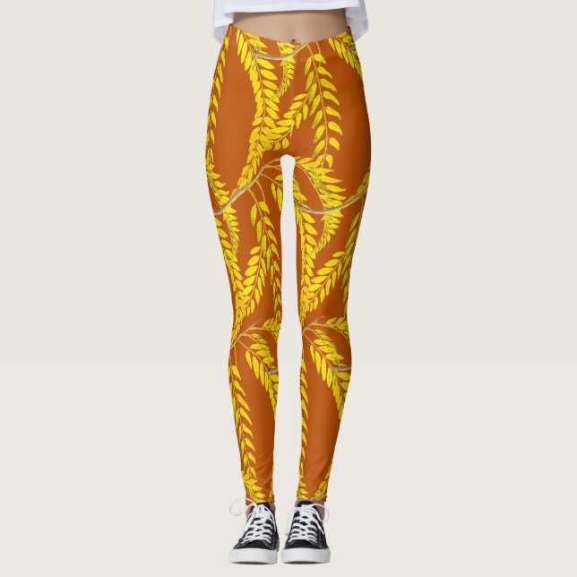 Honey Locust on Leggings (Front)