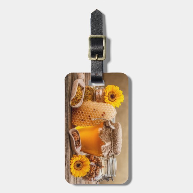 Honey Luggage Tag (Front Vertical)