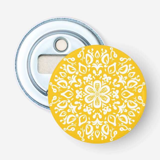 Honey Mandala Bottle Opener (Front)