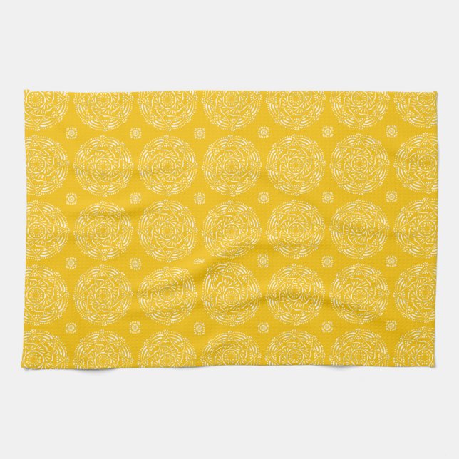 Honey Mandala Towel (Horizontal)