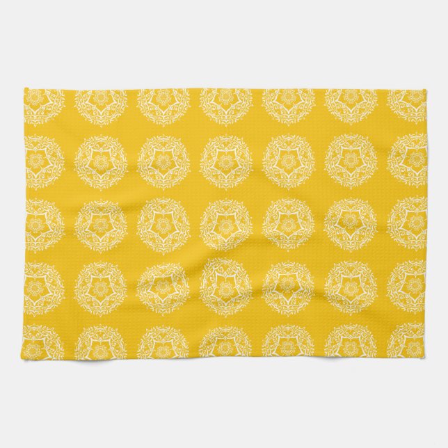 Honey Mandala Towel (Horizontal)