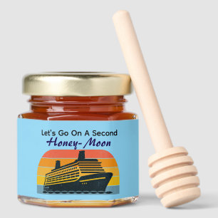 Honey Moon CRUISE Personalize Jar Favors