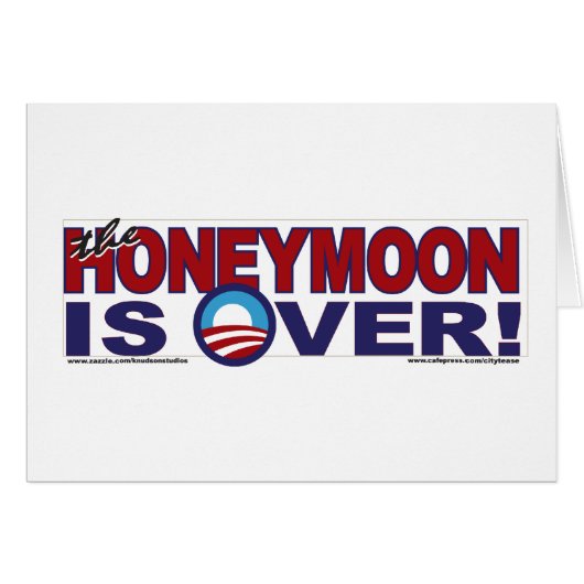 HONEY-MOON-IS-OVER CARDS (Front Horizontal)