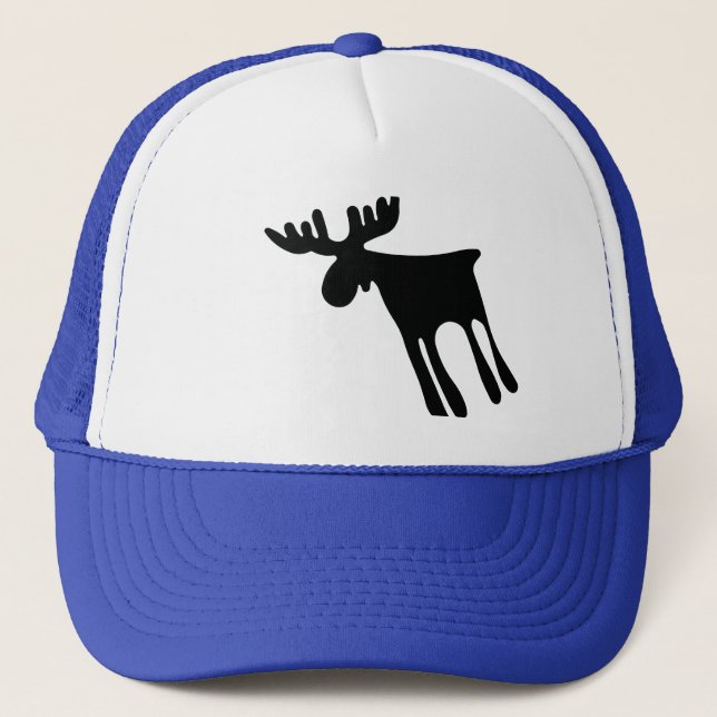 Honey / Moose Trucker Hat (Front)