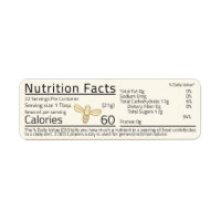 Honey Nutrition Little Bee Return Address Labels 