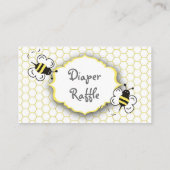 Honey or bumble bee raffle ticket or insert card (Back)