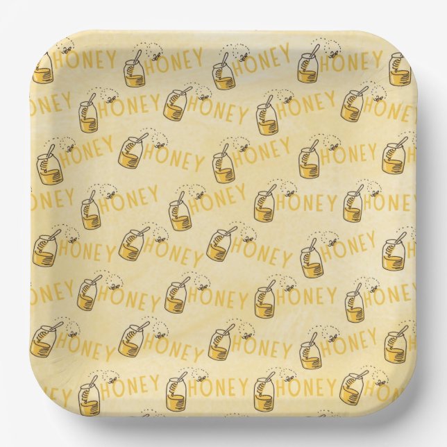 Honey Paper Plates (Front)