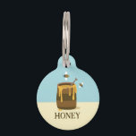 HONEY PET ID TAG<br><div class="desc">ILLUSTRATED HONEY PET TAG</div>