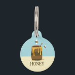 HONEY PET ID TAG<br><div class="desc">ILLUSTRATED HONEY PET TAG</div>