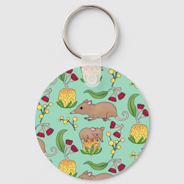 Honey Possum Keychain (Front)
