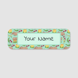 Honey Possum Name Tag