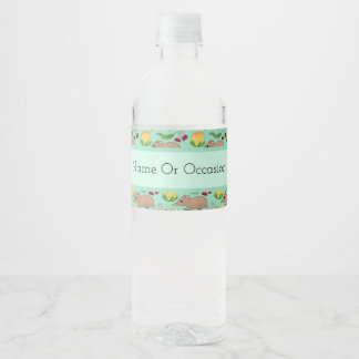Honey Possum Water Bottle Label