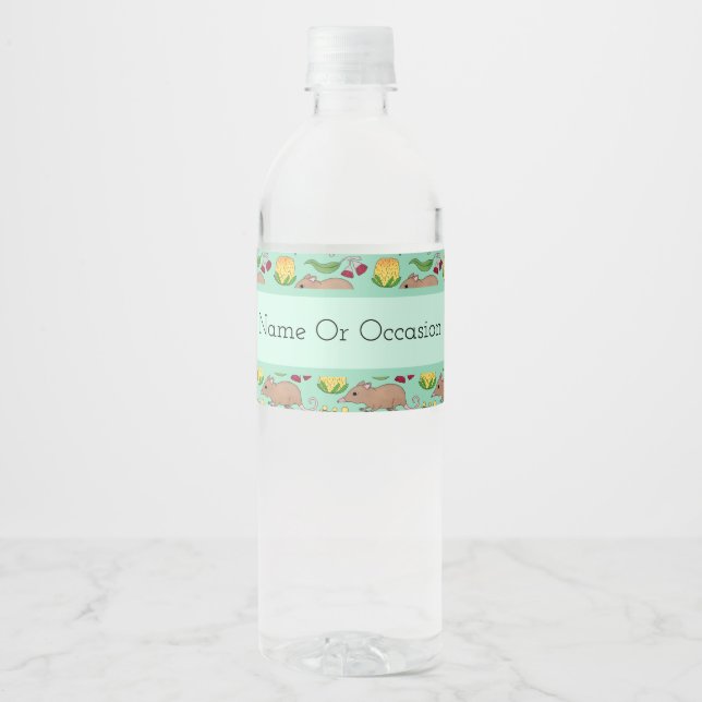 Honey Possum Water Bottle Label (Front)