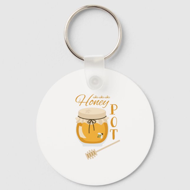 Honey Pot Keychain (Front)