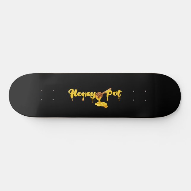 Honey Pot Skate Deck, Wall Art Skateboard (Horz)
