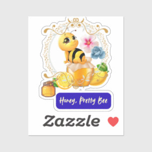 Honey, Pretty Bee Sticker
