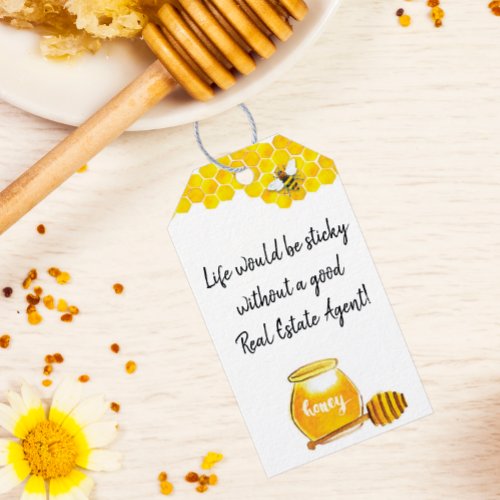 Honey Real Estate Agent Pop By Gift Tags