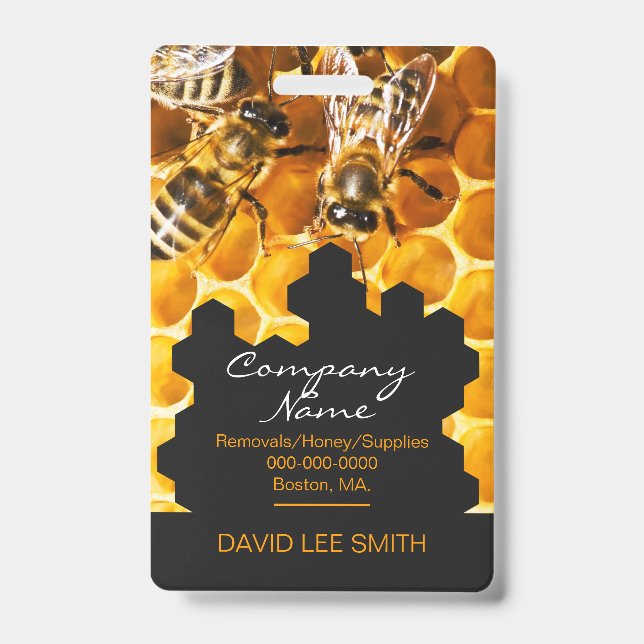 Honey Seller - Beekeeper Badge (Front)
