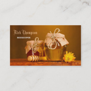 Honey Seller / Beekeeper Bee Farmer Shop Village Business Card