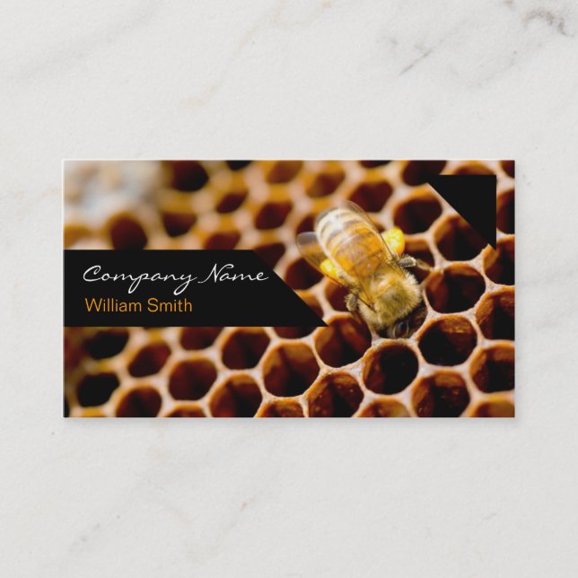 Honey Seller - Beekeeper Business Card (Front)