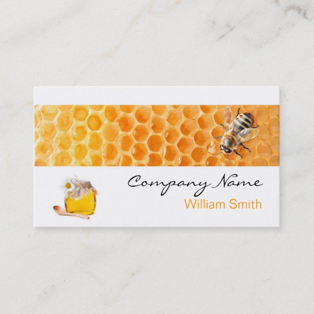 Honey Seller - Beekeeper Business Card (Front)