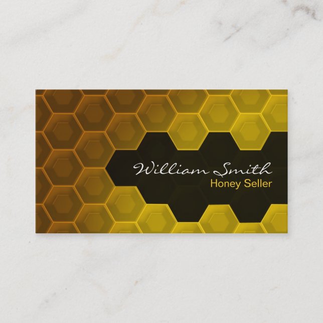 Honey Seller - Beekeeper Business Card (Front)