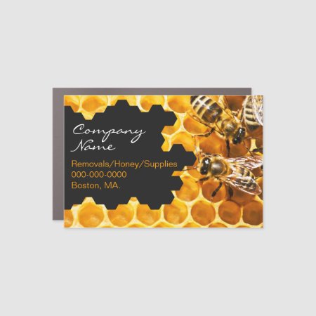 Honey Seller - Beekeeper Car Magnet