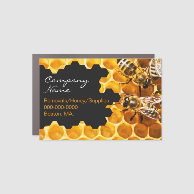 Honey Seller - Beekeeper Car Magnet (Front)