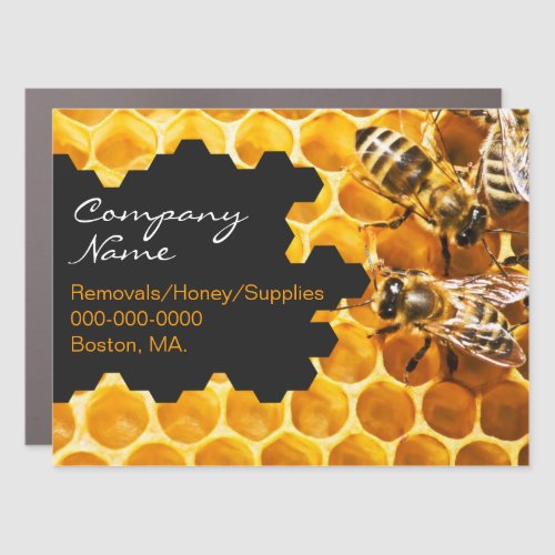 Honey Seller _ Beekeeper Car Magnet