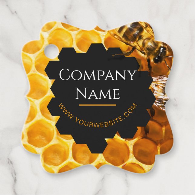 Honey Seller - Beekeeper Favor Tags (Front)