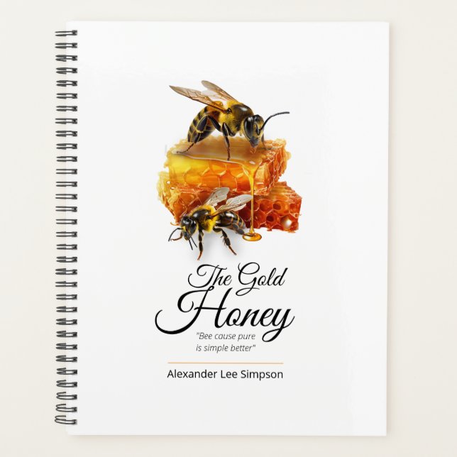 Honey Seller - Beekeeper  Planner (Front)