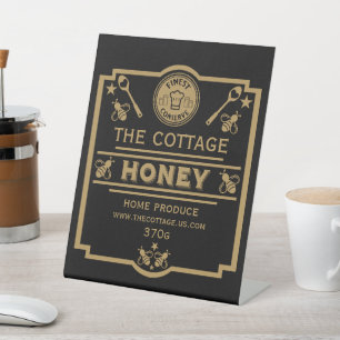 Honey Seller Pedestal Sign