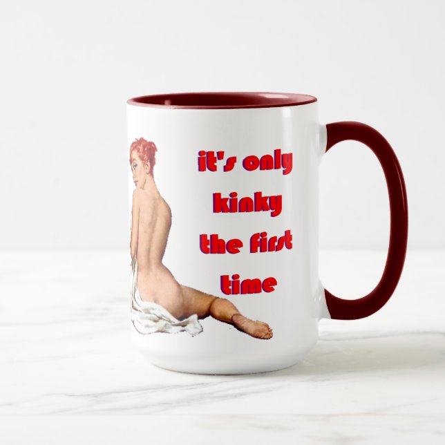 honey sez: it's only kinky... mug (Right)