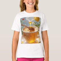 Honey Tea Cup Wall Clock